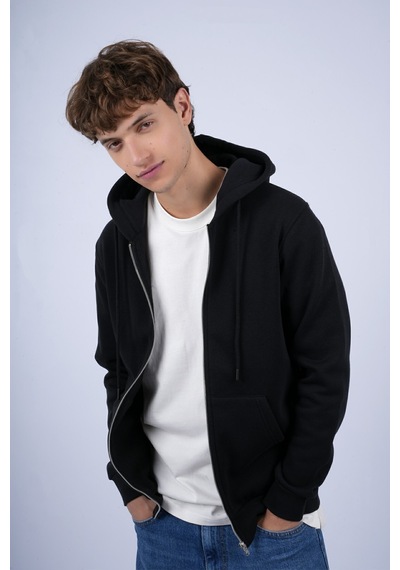 Sportuel Erkek Siyah 6508 Js Kapşonlu Fermuarli Hirka 3 İplik Basic Sweatshirt Jshrkk25e000003-siyah Sportuel Erkek Siyah 6508 Js Kapşonlu Fermuarli Hirka 3 İplik Basic Sweatshirt Jshrkk25e000003-siyah