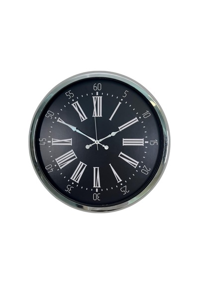 Krom Vıctoria 52 Cm Metal Duvar Saati çok Renkli