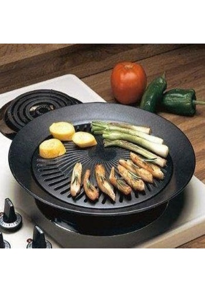 Ocak Üstü Dumansız Teflon Izgara Sulu Gril Soba+ocak Üstü Pratik Diğer