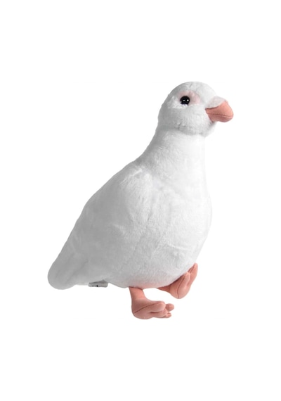 Peluş Güvercin 30 Cm Beyaz