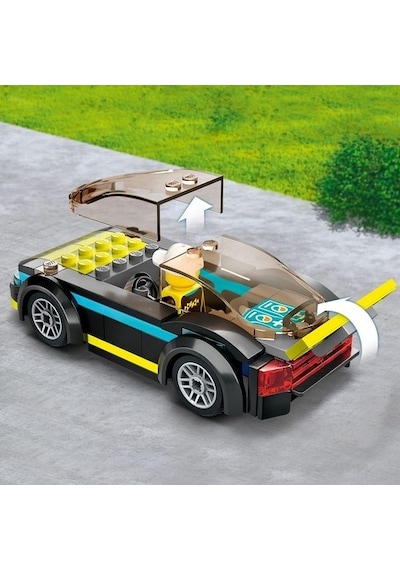 LEGO® City Elektrikli Spor Araba 60383 5+ Yaratıcı Oyuncak Yapım Seti - 95 Parça