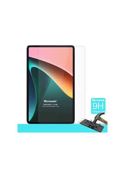Microsonic Xiaomi Uyumlu Redmi Pad Tempered Glass Cam Ekran Koruyucu