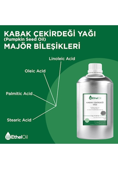 Etheloil Kabak Çekirdeği Sabit Yağı 500 G