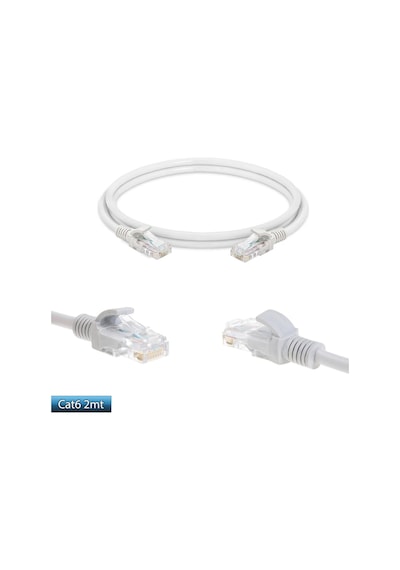 Cat6 Kablo Patch Network Ethernet Modem Kablosu 2 Metre