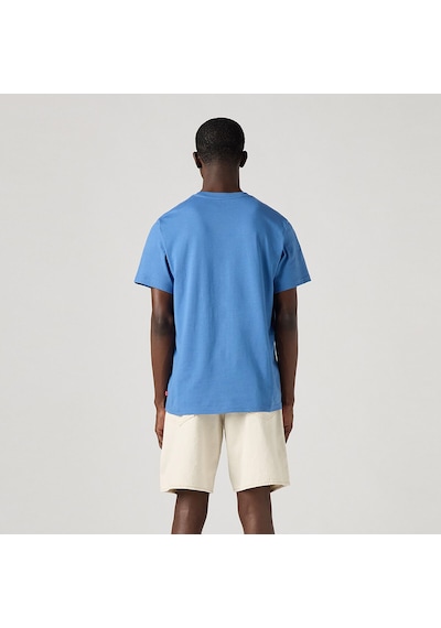 Levi's Oversize Erkek T-shirt - Kısa Kol - Minimalist Mavi
