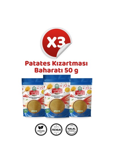Kızarmış Patates Baharat 3x50gr 3'lü Paket