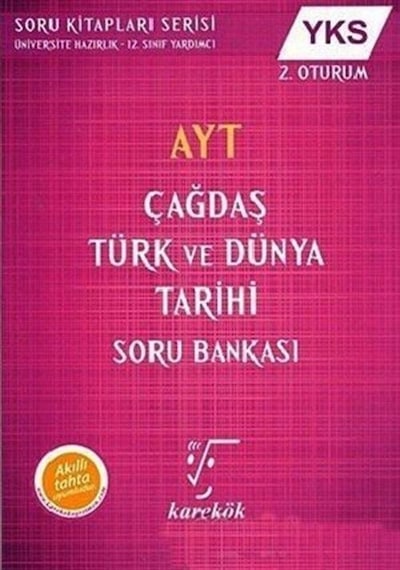 AYT Çağdaş Türk ve Dünya Tarihi Soru Bankası-YKS 2.Oturum- Karekök Eğitim Yayın
