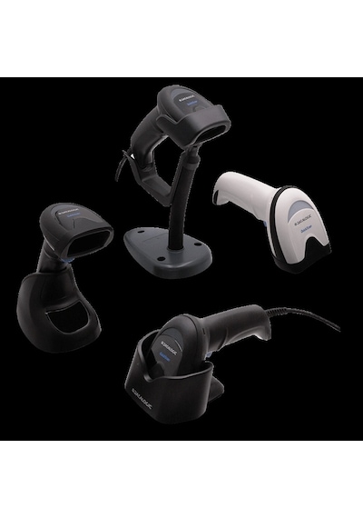 Datalogıc Quickscan Qw2520 El/masa Tipi 1d / 2d Vga Imager Kablolu Barkod Okuyucu Usb Stand, Siyah