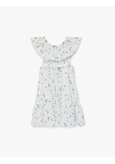 Koton Dresses Bej Desenli 6skg80012aw Ekru Desenli