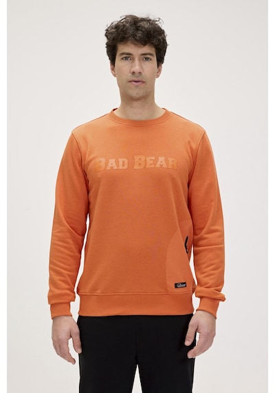 Bad Bear Marlow Crewneck Orange Erkek Sweatshirt 001