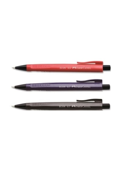 Faber-Castell Versatil Kalem Econ 0.7 MM Koyu Kırmızı 1 Adet