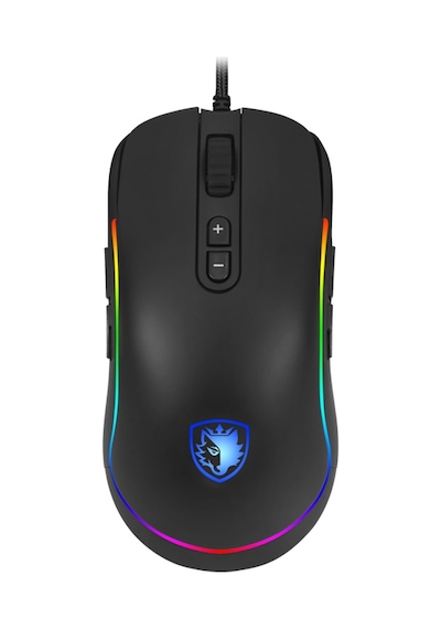 Sades S11 Revolver RGB Gaming Mouse Mavi - Siyah