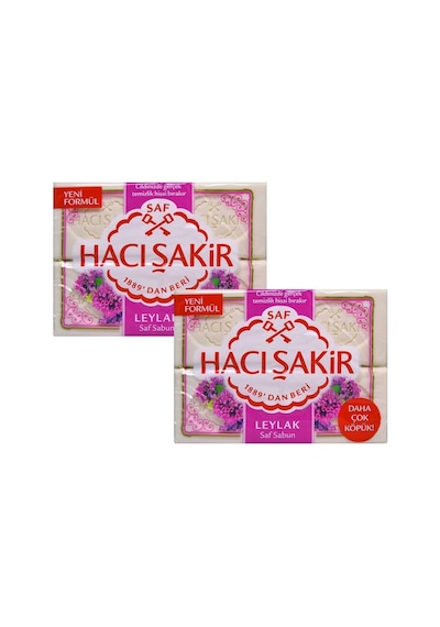 Hacı Şakir Leylak Kalıp Sabun 4 x 150 G x 2 Adet