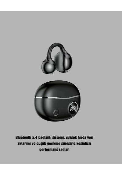 Ergonomik Kablosuz Kulaklık Bluetooth 5.4 Type-c Hızlı Şarj Standart