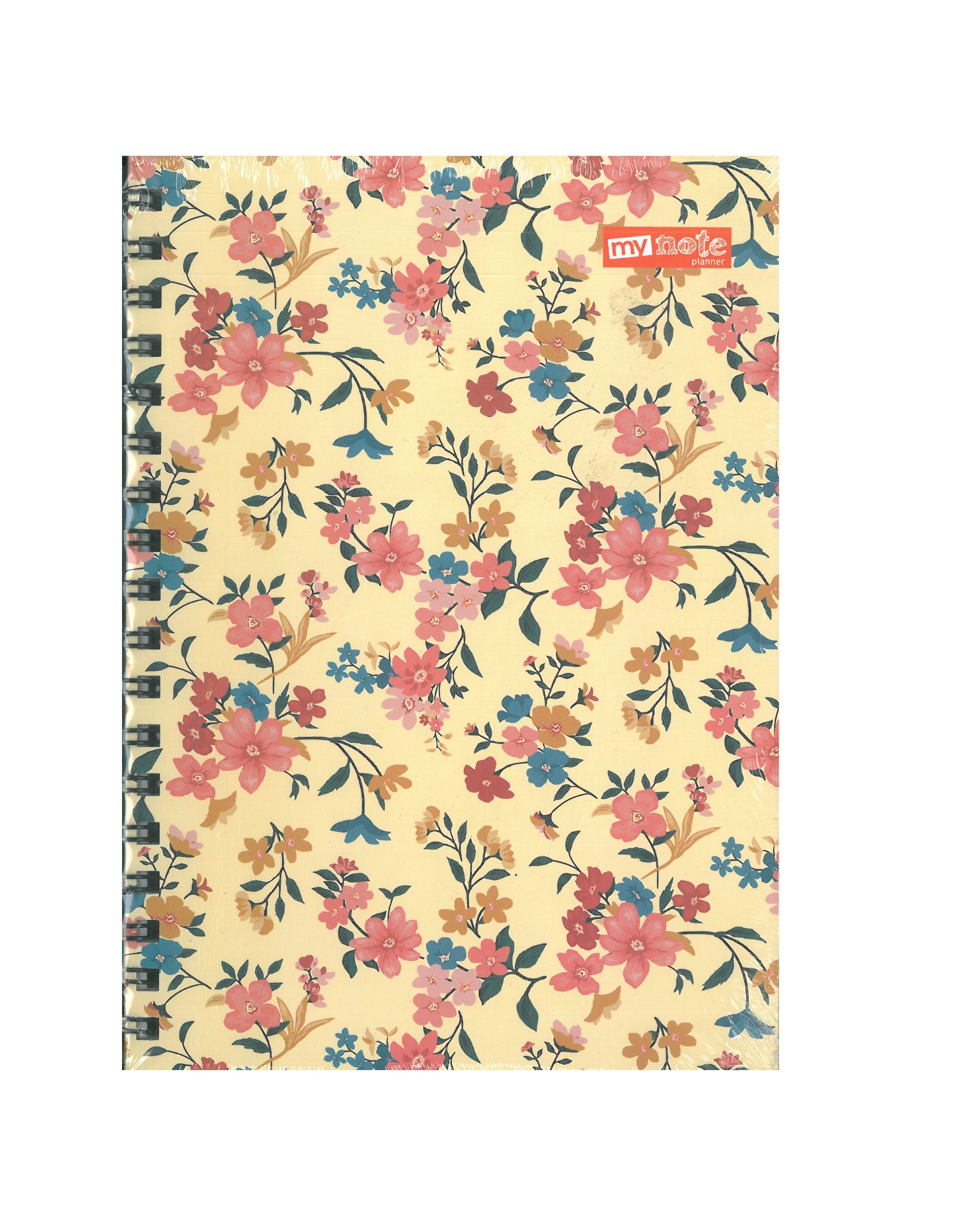 Mynote Planlayıcı 17x24 Sert Kapak Spiralli 100 Sayfa Krem Krem