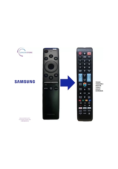 Samsung İle Uyumlu 50tu8500 4k Smart Led Tv Yedek Kumandası 76620827