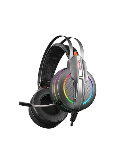Rampage RM-K6 STARK PLUS USB 7.1 Double RGB Gaming Mikrofonlu Kulaklık Metalik