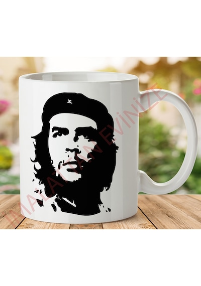 1-106 Che Guevara Tasarım İki Tarafı Baskılı Kupa Bardak.jpg