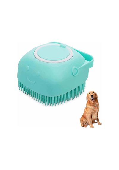 Köpek Kedi Banyo Fırçası Yumuşak Silikon Köpek Kauçuk Banyo Fırça