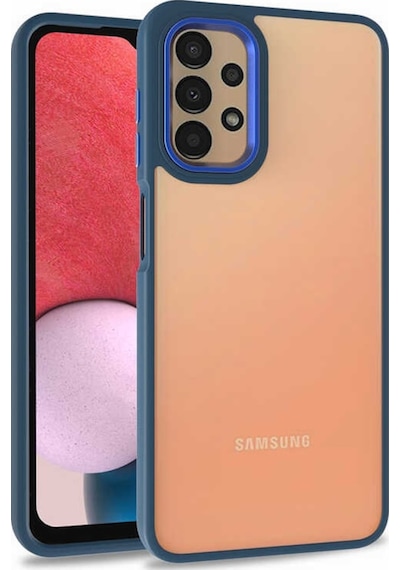 Galaxy A53 5G Kılıf Zore Flora Buton,Kenar Çevresi Renkli Kılıf