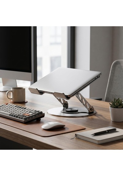 Sl-ml1 360 Döner Metal Laptop Standı, 23.5x23.5 Cm