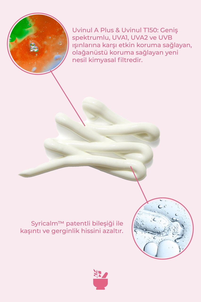 Cosmed Hassas ve Kızarıklığa Eğilimli Ciltler için SPF50+ Yatıştırıcı Güneş Kremi - Ultrasense Cream Gel SPF50+ - 40 ml