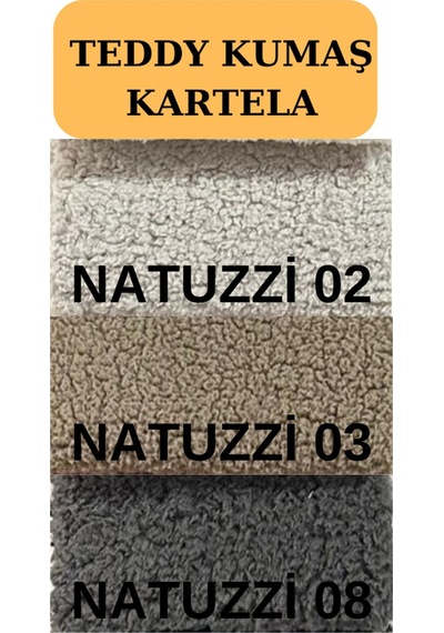 Asedia Salvador Naturel Teddy Krem Sallanan Sandalye Dinlenme Koltuğu