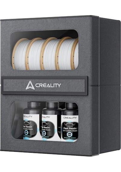 Creality Filament Kurutma Kutusu, 10 Rulo, Manyetik Kapaklı 3d Filament Depolama, Nem Ve Toz Koruması, Büyük Kapasite