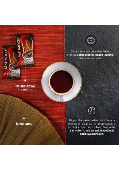 Mahmood Coffee Sıcak Çikolata 12 x 20 G