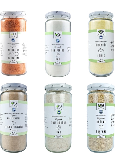 OG natural Organik Sertifikalı Bebek Ek Gıda Hazırlama Süt Alerjen Seti +8 Ay