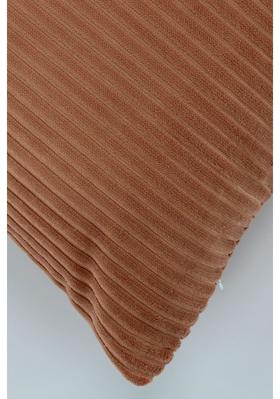 Elart Fuji Kırlent Fitilli Kadife Dekoratif 43x43 Cm Somon Somon