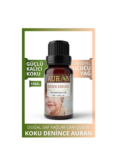 AURAN Bebek Kokusu Esansiyel Uçucu Koku Yağı Buhurdanlık Yağı