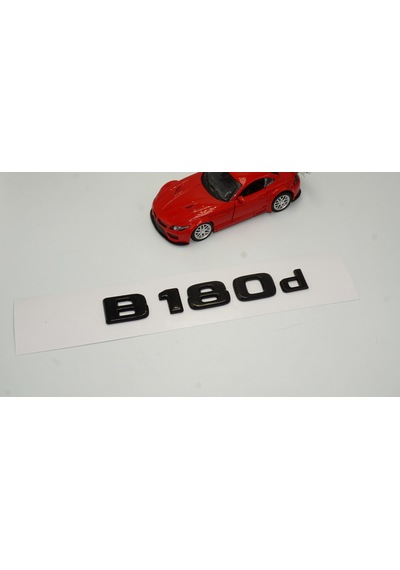 B 180d Bagaj Parlak Siyah ABS 3M 3D Yazı Logo
