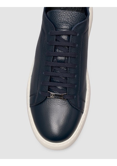 Cabani Erkek Minimal Laci Deri Sneaker Lacivert