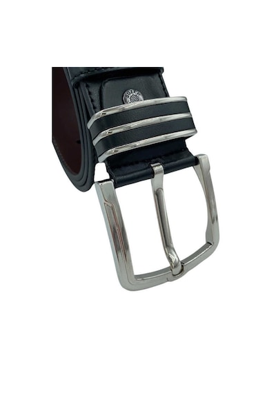 Süzer Deri 4.5 Cm Spor Metal Köprülü Suni Deri Kemer Toka Köprü Takımlı Siyah