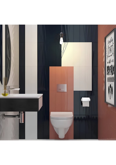 Seramiksan Petite A101001H Kanallı Asma Klozet + Yavaş Kapak