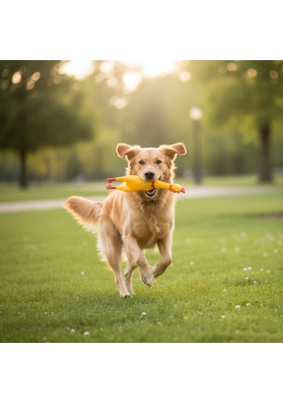 Runaway Ses Çıkaran Tavuk Kedi Köpek Oyuncağı 38 Cm.