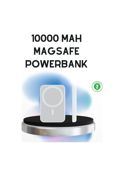 Kablosuz Magsafe Powerbank Apple iPhone Uyumlu , 10000 Mah, Isı Dağılımlı Antrasit Melanj 04706844
