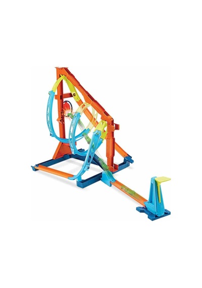 Hot Wheels Track Builder Unlimited Spiral Dönüşlü Pist Hdx79