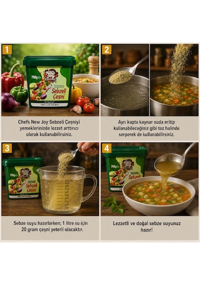 Sebzeli Çeşni 750 Gr Vegetable Seasoning
