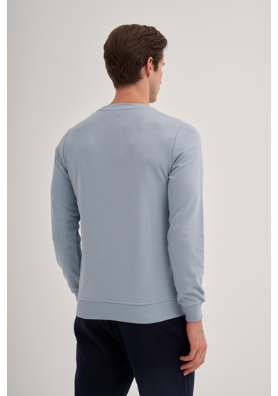 Cazador 56100 Erkek Bisiklet Yaka Sweatshirt Bulut