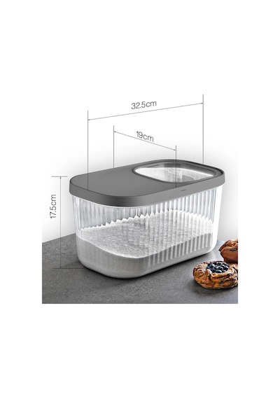 Multi Box Çok Amaçlı Kapaklı Saklama Kabı 7.5 Lt 17,5x32,5x19 Cm Çok Renkli