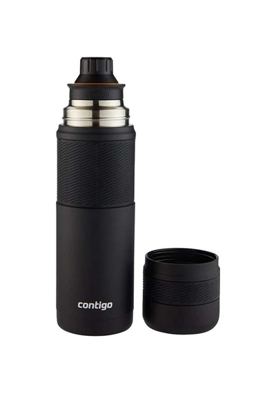 Contigo Thermal Bardaklı Çelik Termos 740ML Siyah