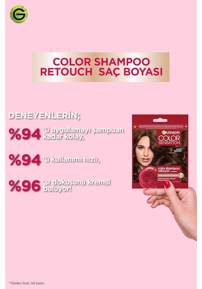 Garnier Color Shampoo Retouch Şampuan Kolaylığında Dip Boyası