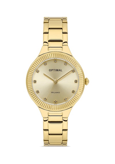 Optimal Opt.03462m.03 Unisex Kol Saati Altın - Siyah