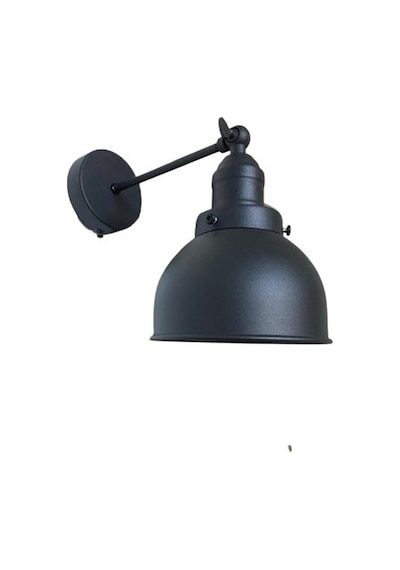 Dylight Retro Metal Dekoratif Rustik Siyah Mafsallı Duvar Aplik-1464538596127