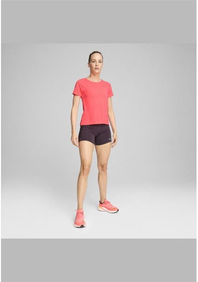 Puma Run Cloudspun Ss Tee W Kadın T-shırt 52496116 Pembe