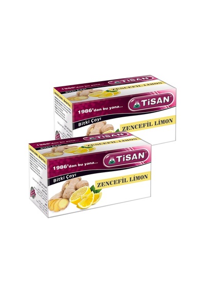 Tisan Zencefil Limon Bitki Süzen Poşet Çay 2 x 20'li