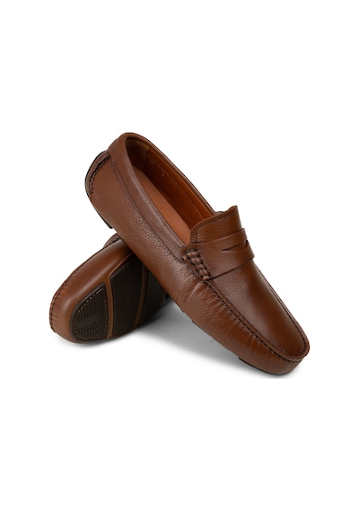 Deery Erkek Hakiki Deri Taba Renk Loafer Ayakkabı - E0920mtbac02
