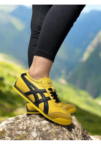 Etayger Sarı Siyah 40-45 Unisex Günlük Spor Ayakkabı